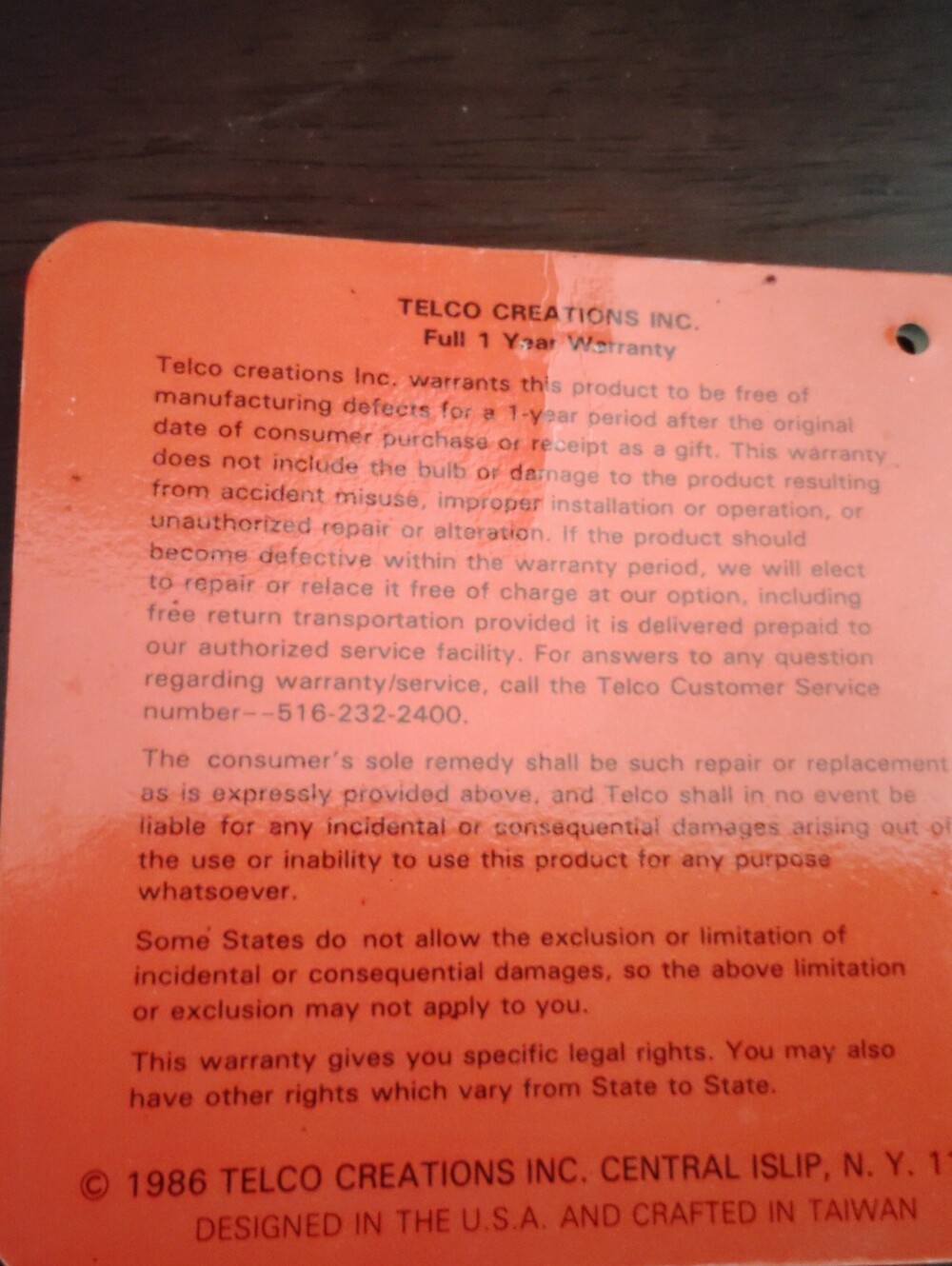Telco Motionette Card only - Picture 2 of 3